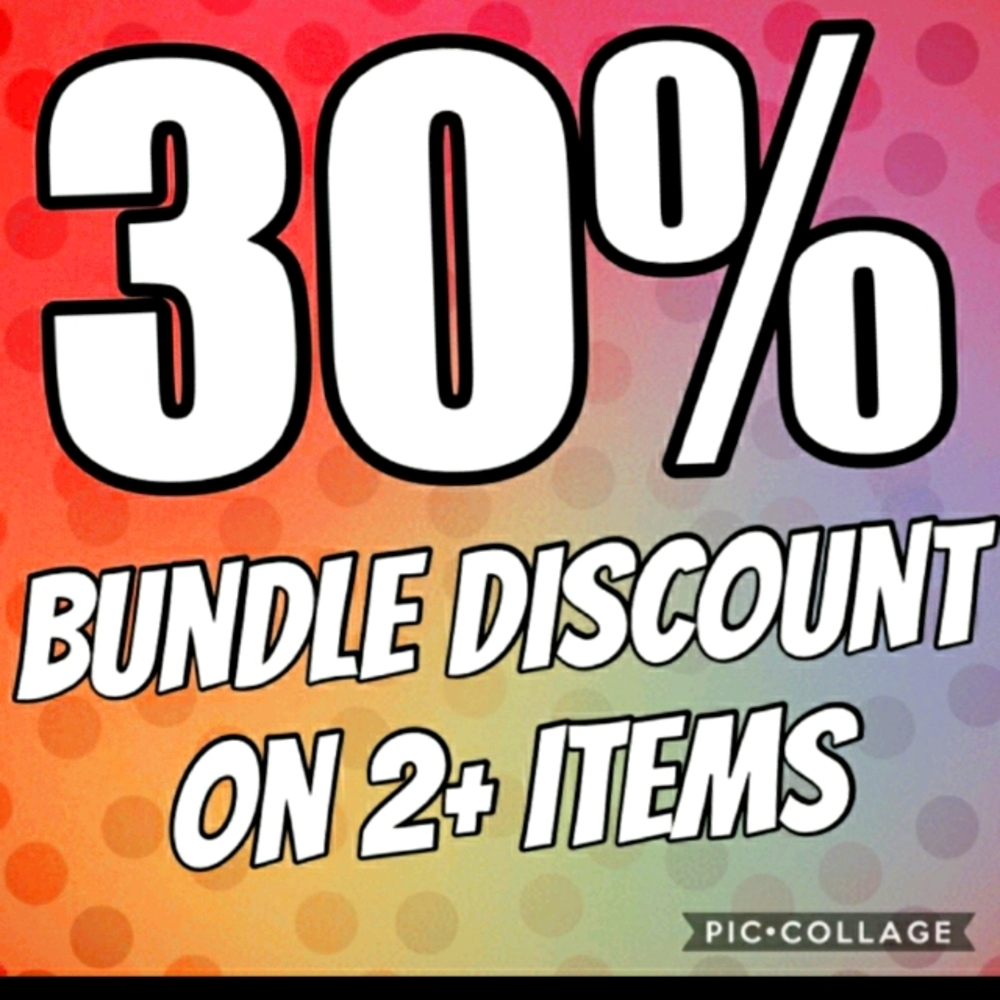 30% OFF BUNDLE DISCOUNT ON 2+ ITEMS!